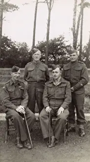 Group photo, British soldiers on NCO course