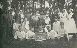 Epidemic Prints: Group photo, Dr Berrys Serbian Mission
