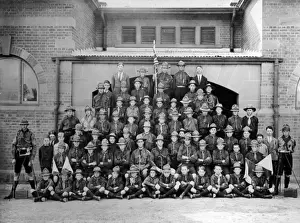 Group photo, Harrismith Scout Troop, South Africa