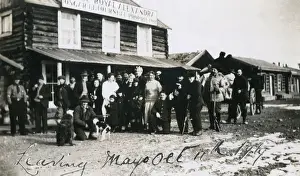 Yukon Prints: Group photo, Mayo, Yukon Territory, Canada