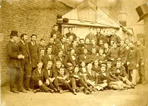 Group photo, men in Liverpool