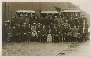 Managers Prints: Group photo, men of the MED Garage E75