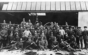 Images Dated 10th October 2011: Group photo, No.2 Squadron, German Air Force, WW1