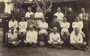 Barracks Prints: Group photo, RAOC Mustapha football team, Egypt, WW1