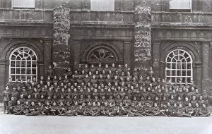 Auerbach Collection: Group photo, RFC cadet squadron, Oxford, WW1