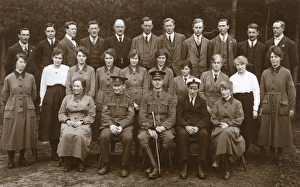 Group photo of RFC/RAF personnel, WW1