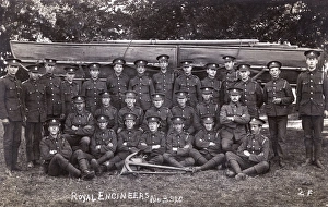 Anglia Gallery: Group photo, Royal Engineers No. 3 Section, WW1