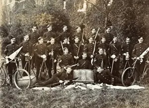 Signalling Prints: Group photo, Royal Marine Artillery Signallers
