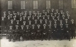 Group photo, Royal Naval Air Service officers, WW1