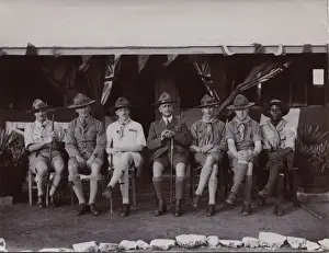 Group photo of scout leaders, Ghana, West Africa
