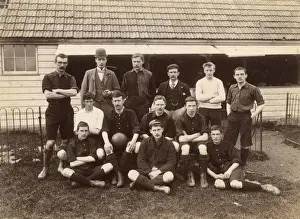 Group photo, St Ives football team (Huntingdonshire)