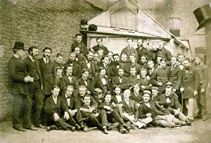 Group photo of Victorian men
