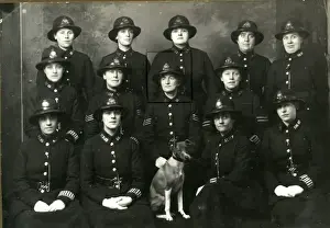 Group photo, women police officers, London