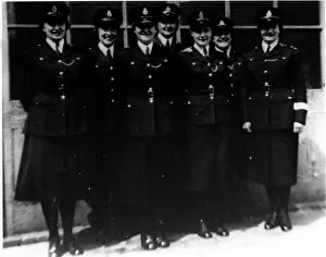 Armbands Gallery: Group photo, women police officers, Met Police, Croydon