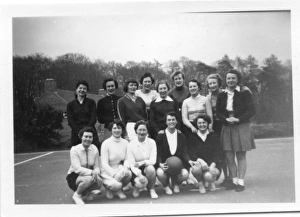 Shirts Gallery: Group photo, women police officers in netball team