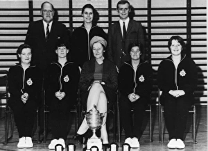Group photo, women police officers in sports team Group photo, women police officers in sports team
