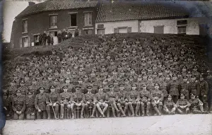 Somme Prints: Group photo, Worcestershire Regiment, Somme, France, WW1