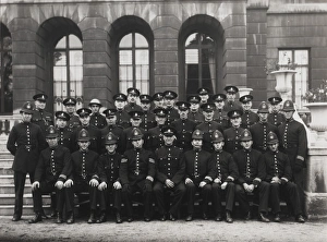 Group of policemen, Battersea, London