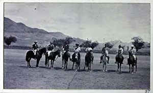 Polo Prints: Group of polo players on horseback