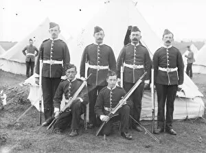 WWI Soldiers Gallery: Group of soldiers and cadets at a training camp