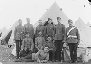 WWI Soldiers Gallery: Group of soldiers at a training camp