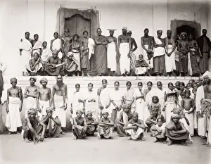 Mumbai Prints: Group of workers, India or Sri Lanka