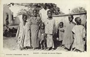 Images Dated 27th April 2011: Group of Young Senegalese children