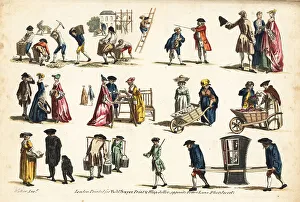 Elliott Prints: Groups of 18th century figures by Anthony Walker