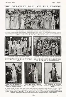 Quadrille Prints: Groups at the Hundred Years Ago Ball