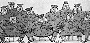 Growing Prints: Our Growing Army by H. M. Bateman