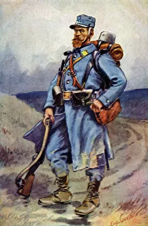 Courboin Prints: A Gruff French Soldier