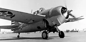 Grumman Prints: Grumman F4F-3 Wildcat (running-up)
