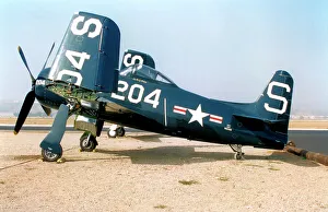 Grumman F8F-1 Bearcat Print (N58204) circa 2000. Art Prints