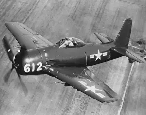 Grumman Prints: Grumman F8F-2 Bearcat -meant to serve as a fast climbin