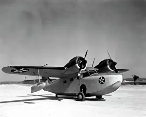 Grumman Prints: Grumman G-21 JRF-1 Goose -light water going transport u