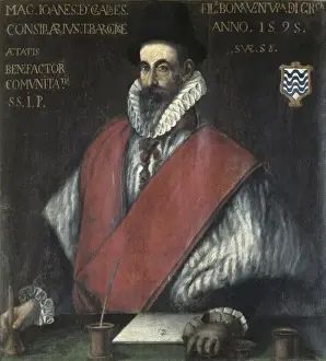 Councillor Prints: GUALBES, Juan de (16th century). Head Councillor