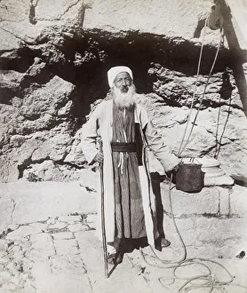 The guardian of the grotto of the prophet, Jeremiah, Jerusalem