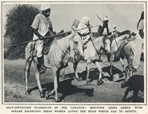 Guardians of the Sikh Refugee caravan