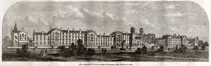Guards Barracks at Chelsea, London 1861