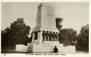 Bradshaw Prints: The Guards Memorial - Horse Guards Parade, London