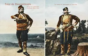 Guards of the Ottoman Bank and the Ambassador of Austria