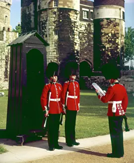 Guardsmen Prints: Guardsman at the Tower of London Date: circa 1960s