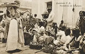 Guatemala Prints: Guatemala - Crab sellers