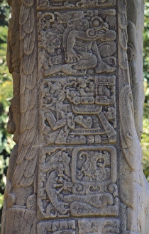 Mejico Collection: Guatemala. QuiriguᮠEstela maya