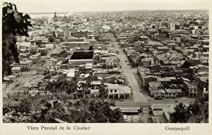 Garage Gallery: Guayaquil, Ecuador - Partial panoramic view of the city