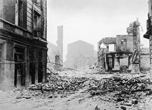 Territory Prints: Guernica after bombing, Spanish Civil War, 1937