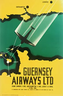 Jersey Collection: Guernsey Airways Poster