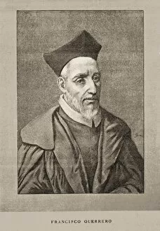GUERRERO, Francisco (1528-1599). Spanish composer
