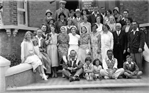 Guests at a Margate boarding house, 1930s