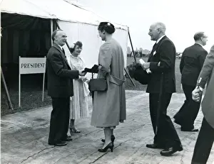 Wisley Prints: Guests, right, being received by the Royal Aeronautical ?
